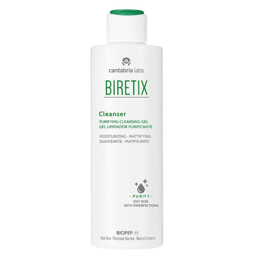 GEL LIMPIADOR PURIFICANTE MATIFICANTE 200ML - BIRETIX - Adrissa Beauty - Cuidado de la piel