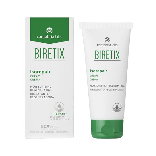 CREMA HIDRATANTE REGENERADORA ISOREPAIR 50ML - BIRETIX - Adrissa Beauty - Cuidado de la piel