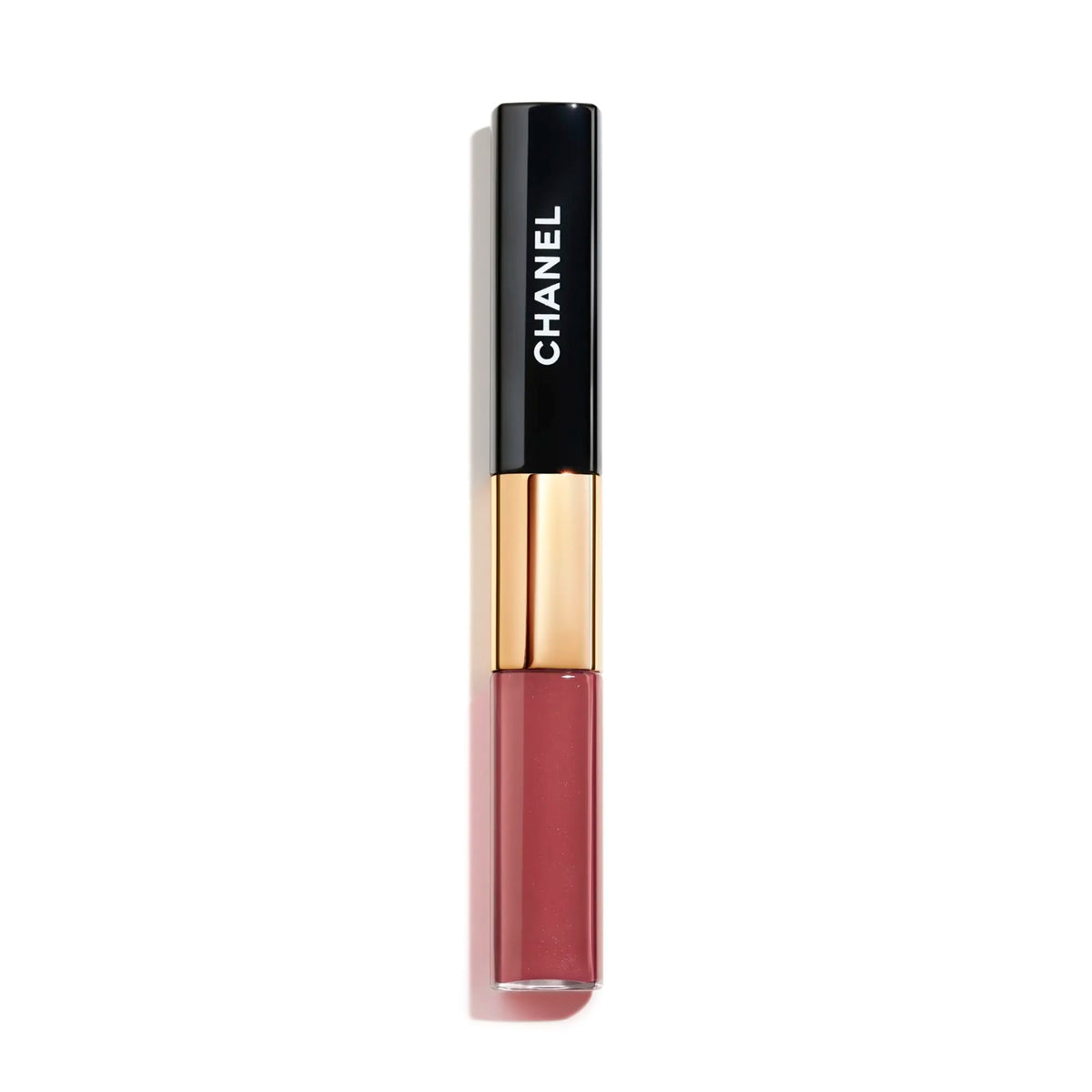 LABIAL LE ROUGE DUO ULTRA TENUE 48 SOFT ROSE - CHANEL - Adrissa Beauty - Maquillaje