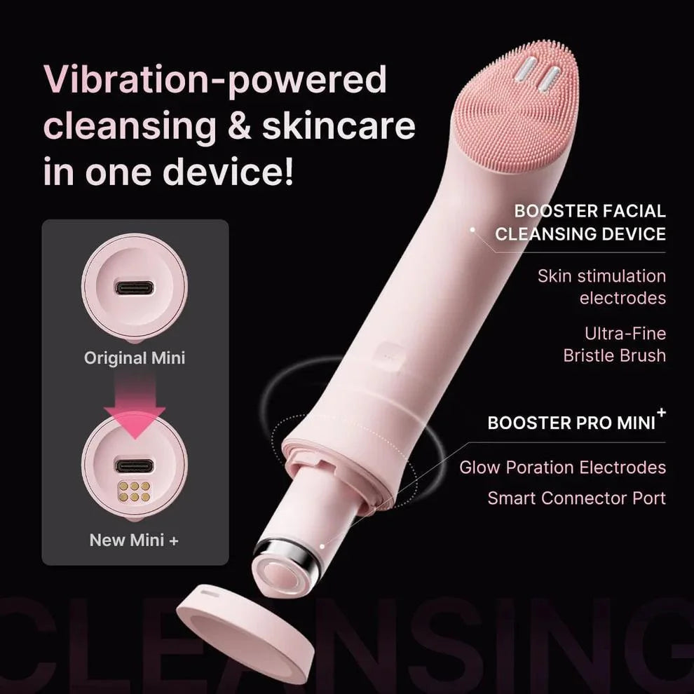 DISPOSITIVO AGE R BOOSTER FACE CLEANSING PINK + MINI PLUS - MEDICUBE - Adrissa Beauty - Cuidado de la piel