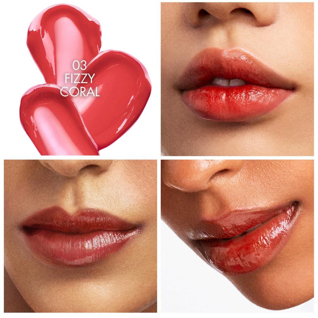 LIP TINT ROSE DEW LIP BITE 03 FIZZY CORAL - DOLCE GABBANA - Adrissa Beauty - Maquillaje