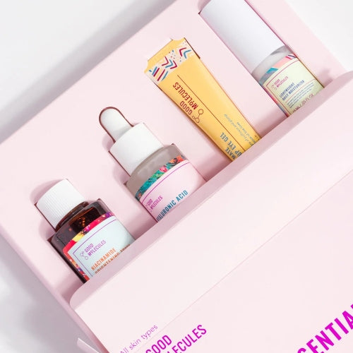 KIT THE DAILY ESSENTIALS 4PZAS - GOOD MOLECULES - Adrissa Beauty -