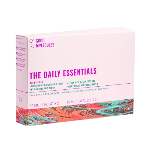KIT THE DAILY ESSENTIALS 4PZAS - GOOD MOLECULES - Adrissa Beauty -