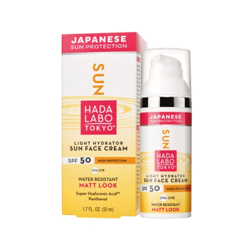 PROTECTOR SOLAR HIDRATANTE CREMA SPF50 - HADALABO - Adrissa Beauty -