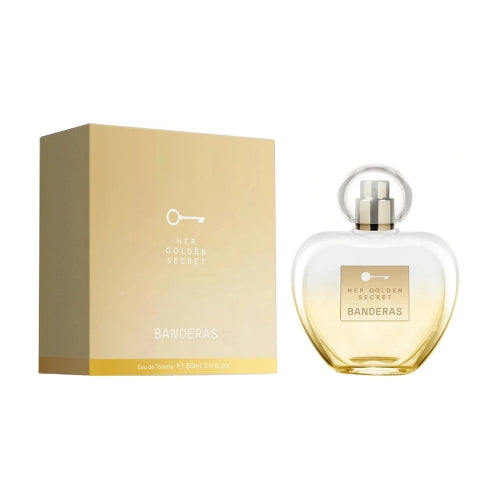 HER GOLDEN SECRET 2025 80ML D - ANTONIO BANDERAS - Adrissa Beauty - Perfumes y colonias