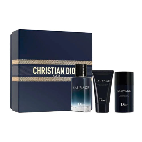 SET SAUVAGE 100ML 3PZAS C - DIOR - Adrissa Beauty -