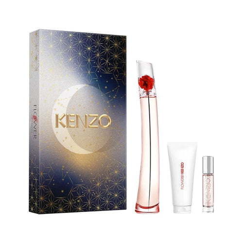 SET FLOWER DE KENZO L'ABSOLUE EDP 3PZAS 100ML D - KENZO - Adrissa Beauty -