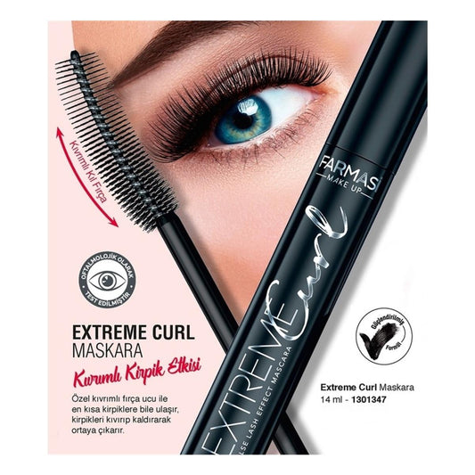 MASCARA EXTREME CURL 14ML - FARMASI - Adrissa Beauty - maquillaje