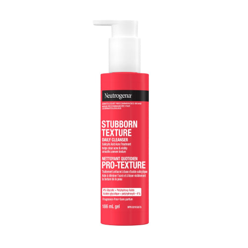 LIMPIADOR STUBBORN TEXTURE ACIDO SALICILICO ACNE 186ML - NEUTROGENA - Adrissa Beauty - Cuidado de la piel