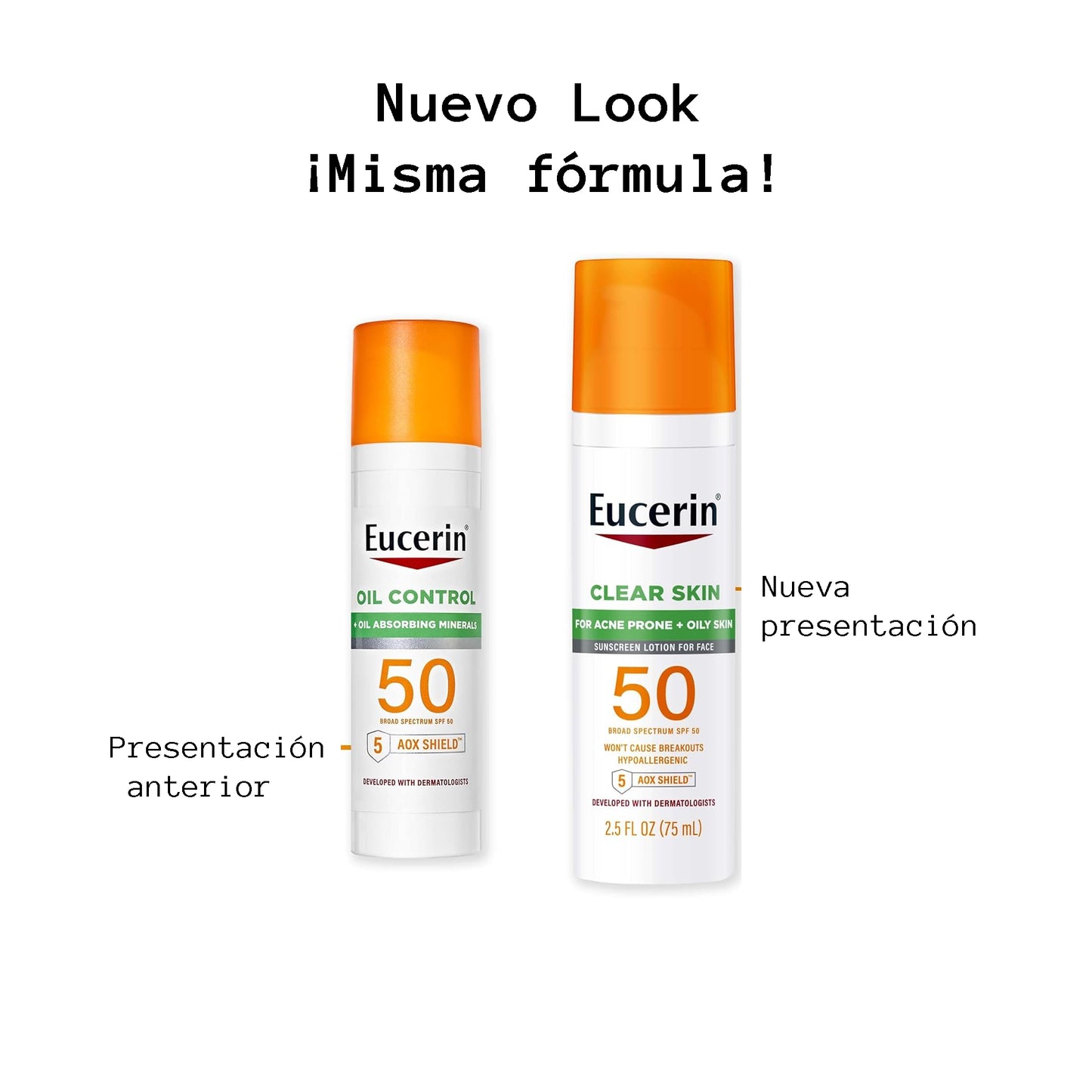 PROTECTOR SOLAR LIGERO OIL CONTROL 50SPF 75ML - EUCERIN - Adrissa Beauty -