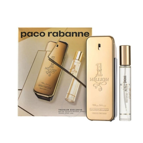 SET ONE MILLION 2PZAS TRAVEL DUO 100ML C - PACO RABANNE - Adrissa Beauty - Perfumes y colonias