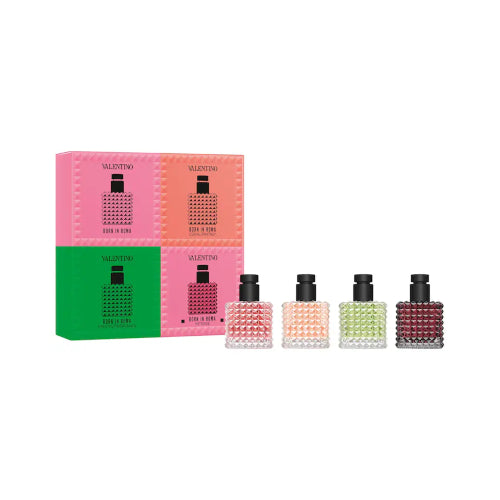SET VALENTINO MINI BORN IN ROMA 6ML X 4 - VALENTINO - Adrissa Beauty - Perfumes y colonias