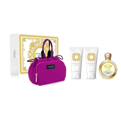 SET EROS EDT 4PZAS 100ML D - VERSACE - Adrissa Beauty -