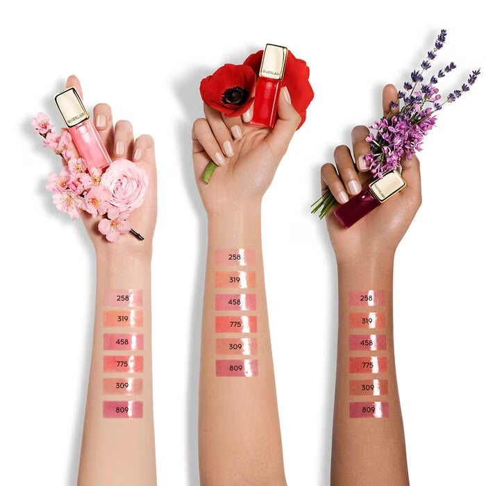 LABIAL KISS KISS BEE GLOW OIL 309HONEY GLOW - GUERLAIN - Adrissa Beauty - LABIAL