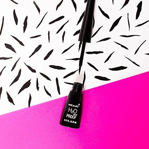 DELINEADOR OJOS H20 LIQUID WATERPROOF BLACK - WET N WILD - Adrissa Beauty - Maquillaje