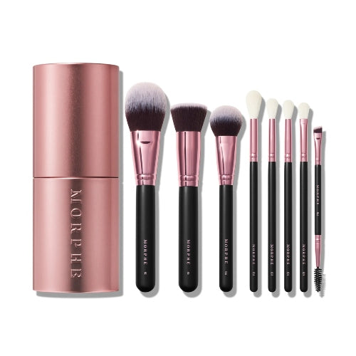 SET BROCHAS FLASH OF ROSE 8PZAS - MORPHE - Adrissa Beauty -