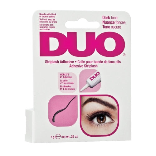 PEGA PESTAÑAS ROSA - DUO - Adrissa Beauty - Maquillaje