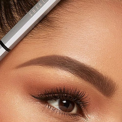 LAPIZ DE CEJAS DOBLE PUNTA LIGHT BROWN - SHEGLAM - Adrissa Beauty -