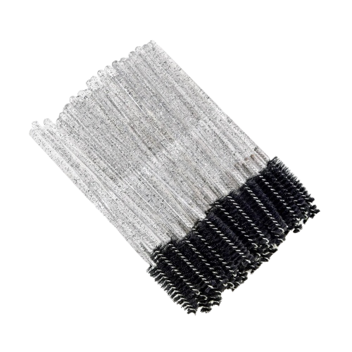 PAQUETE CEPILLO PESTAÑAS DESECHABLES 50PZAS - SHEIN - Adrissa Beauty -