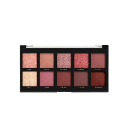 PALETA SOMBRAS MAUVE 10S - PROFUSION - Adrissa Beauty -