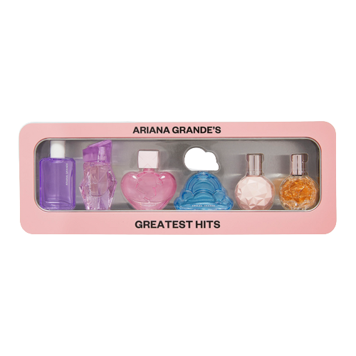 SET MINI ARIANA GRANDE GREATEST HITS 6PZAS - ARIANA GRANDE - Adrissa Beauty -