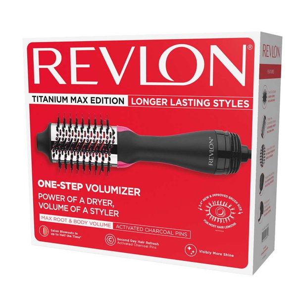 SECADOR CEPILLO TITANIUM MAX - REVLON - Adrissa Beauty - Cuidado capilar