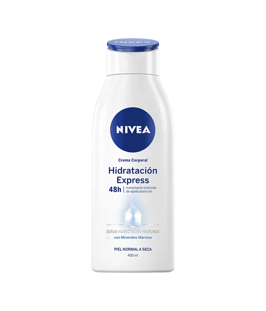 CREMA EXPRESS HYDRATION PIEL NORMAL 400ML - NIVEA - Adrissa Beauty - Cuidado de la piel