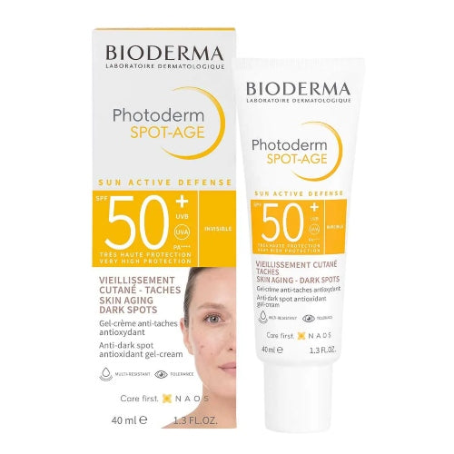 PROTECTOR SOLAR PHOTODERM SPOT-AGE SPF50 40ML - BIODERMA - Adrissa Beauty - Protector solar