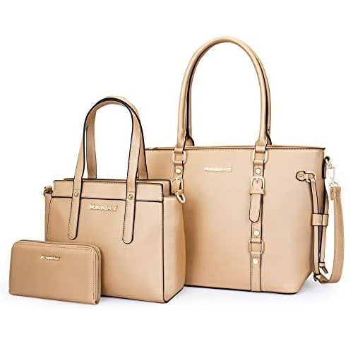 SET CARTERA DORADO 3PZAS - MONTANAWEST - Adrissa Beauty -