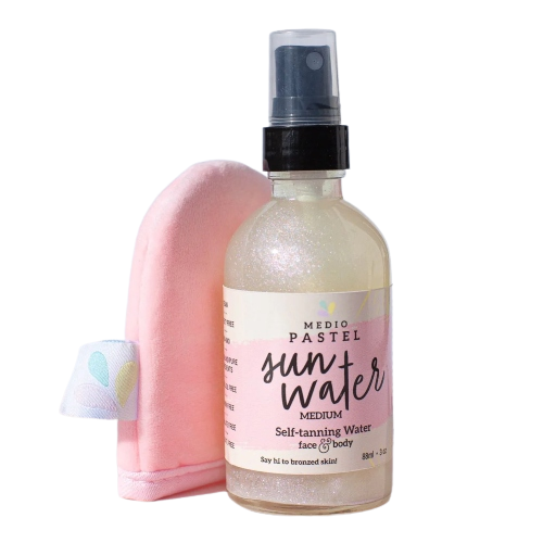 AUTOBRONCEADOR SUN WATER MEDIUM 88ML - MEDIO PASTEL - Adrissa Beauty -
