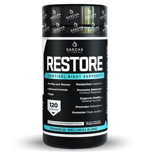 RESTORE 120CAP - SASCHA FITNESS - Adrissa Beauty - Vitaminas y complementos