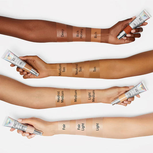 BASE CC+ CREAM LIGHT 12ML - IT COSMETICS - Adrissa Beauty - Maquillaje