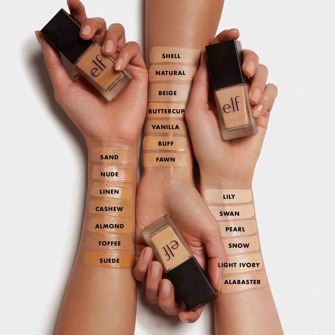 BASE FLAWLESS SATIN 310 NUDE - ELF - Adrissa Beauty - Cosméticos