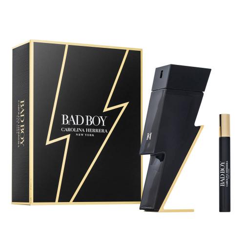 SET BAD BOY 100ML + MINI - CAROLINA HERRERA - Adrissa Beauty - Perfumes y colonias