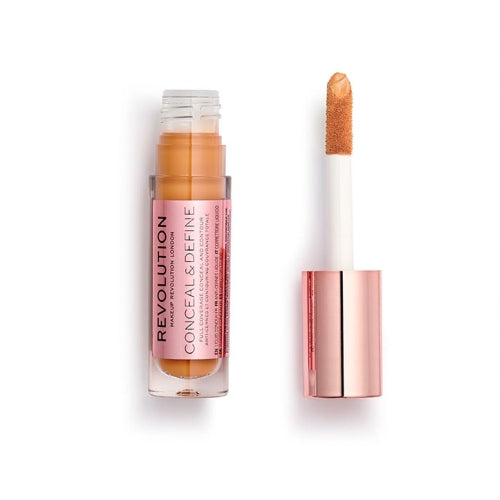 CORRECTOR CONCEAL Y DEFINE ORANGE - REVOLUTION - Adrissa Beauty - Maquillaje
