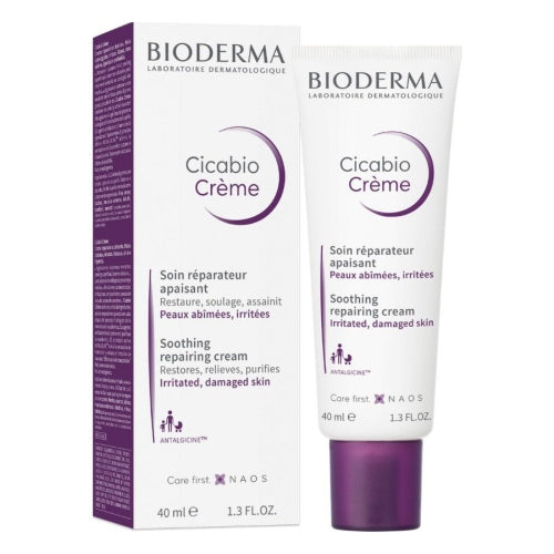 CREMA REPARADORA CICABIO CREME 40ML - BIODERMA - Adrissa Beauty -