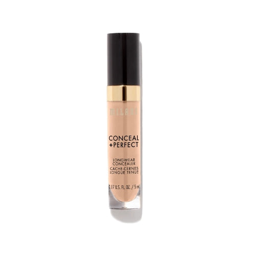 CORRECTOR CONCEAL + PERFECT 130 LIGHT BEIGE - MILANI - Adrissa Beauty - Maquillaje