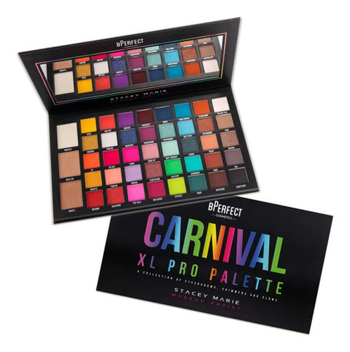 PALETA SOMBRAS CARNIVAL XL PRO - BPERFECT - Adrissa Beauty -
