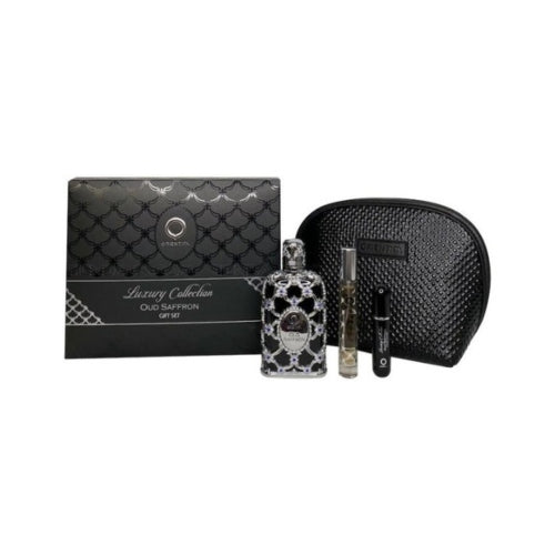 SET OUD SAFFRON 80ML 4PZAS U - ORIENTICA - Adrissa Beauty - Perfumes y colonias