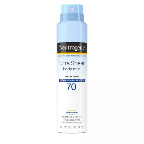 PROTECTOR SOLAR AEROSOL ULTRA SHEER 70SPF - NEUTROGENA - Adrissa Beauty -