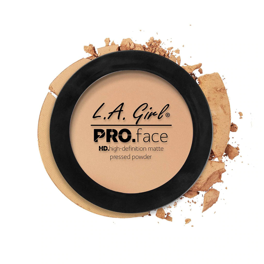 POLVO COMPACTO PRO.FACE NUDE BEIGE GPP605 - LA GIRL - Adrissa Beauty - Maquillaje