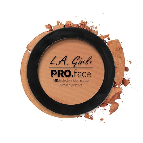 POLVO COMPACTO PRO.FACE WARM CARAMEL GPP612 - LA GIRL - Adrissa Beauty - Maquillaje