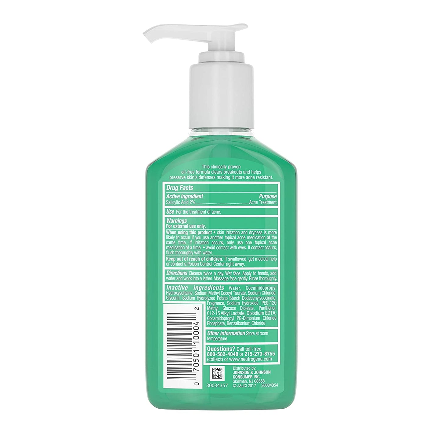 LIMPIADOR GEL ACNE PROOFING 170GR - NEUTROGENA - Adrissa Beauty - Cuidado de la piel