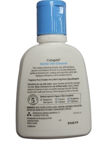 LIMPIADOR FACIAL DRY TO NORMAL GRYCERIN 4OZ - CETAPHIL - Adrissa Beauty - Kits de limpieza facial