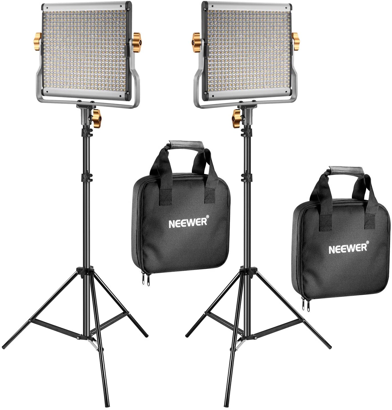 LUZ LED CUADRADA GRANDE 480LED - NEEWER - Adrissa Beauty - Electrónica