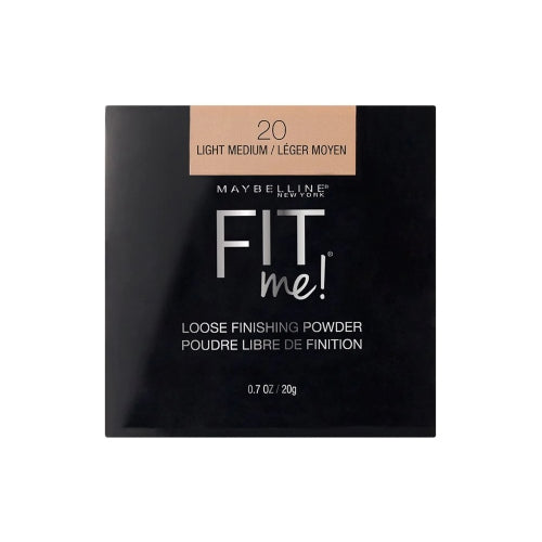 POLVO SUELTO FIT ME LIGHT MEDIUM 20 - MAYBELLINE - Adrissa Beauty - Maquillaje