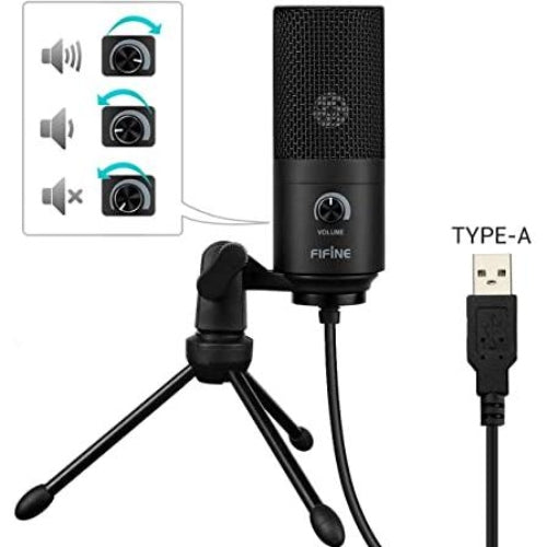 MICROFONO DE MESA CON USB - FIFINE - Adrissa Beauty -