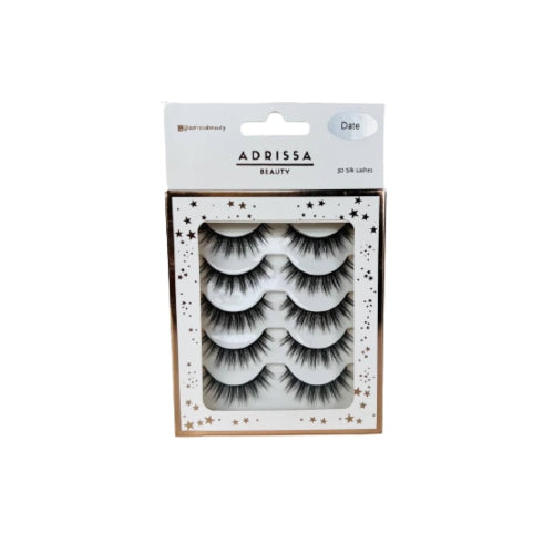PESTAÑAS DATE 5PARES - ADRISSA BEAUTY - Adrissa Beauty -