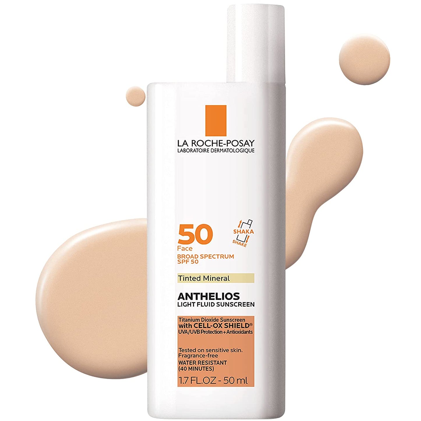 PROTECTOR SOLAR ANTHELIOS TINTED 50SPF - LA ROCHE POSAY - Adrissa Beauty - Protector solar