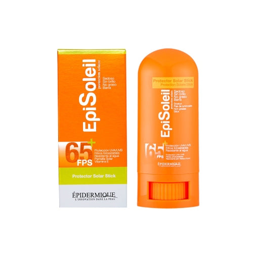 PROTECTOR SOLAR EN BARRA EPISOLEIL 65FPS 14GR - EPIDERMIQUE - Adrissa Beauty -